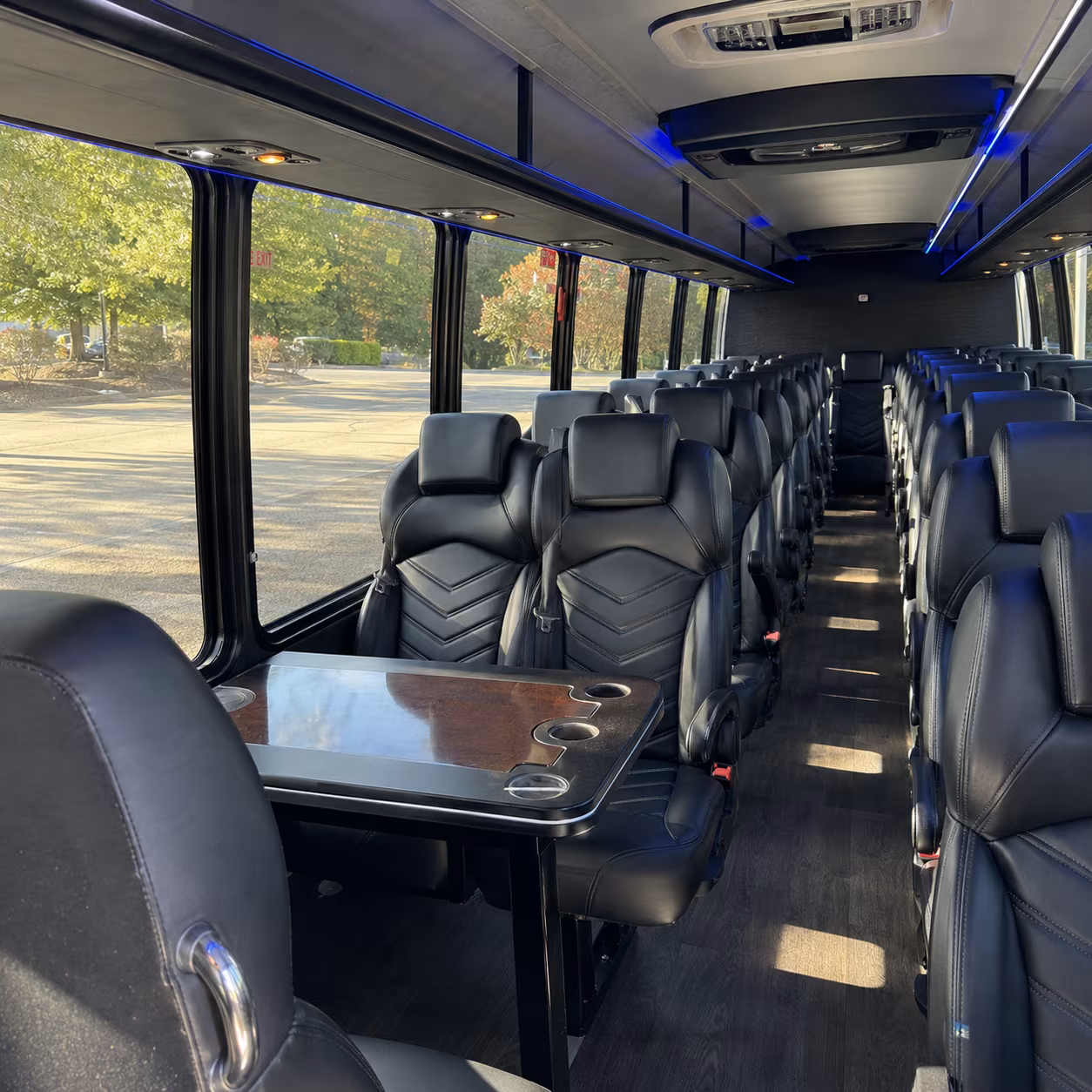 blaine corporate event transportation onboard seating