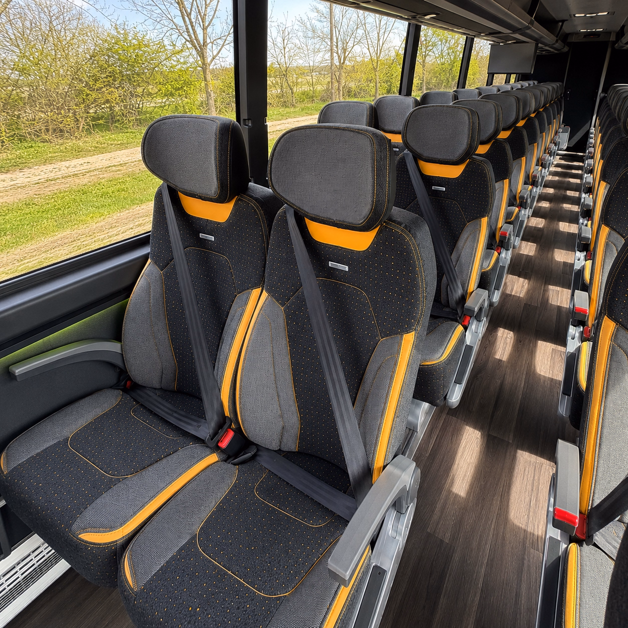 brooklyn park charter bus interior gallery