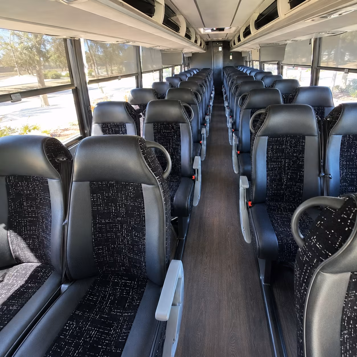 burnsville event transportation on a private charter bus