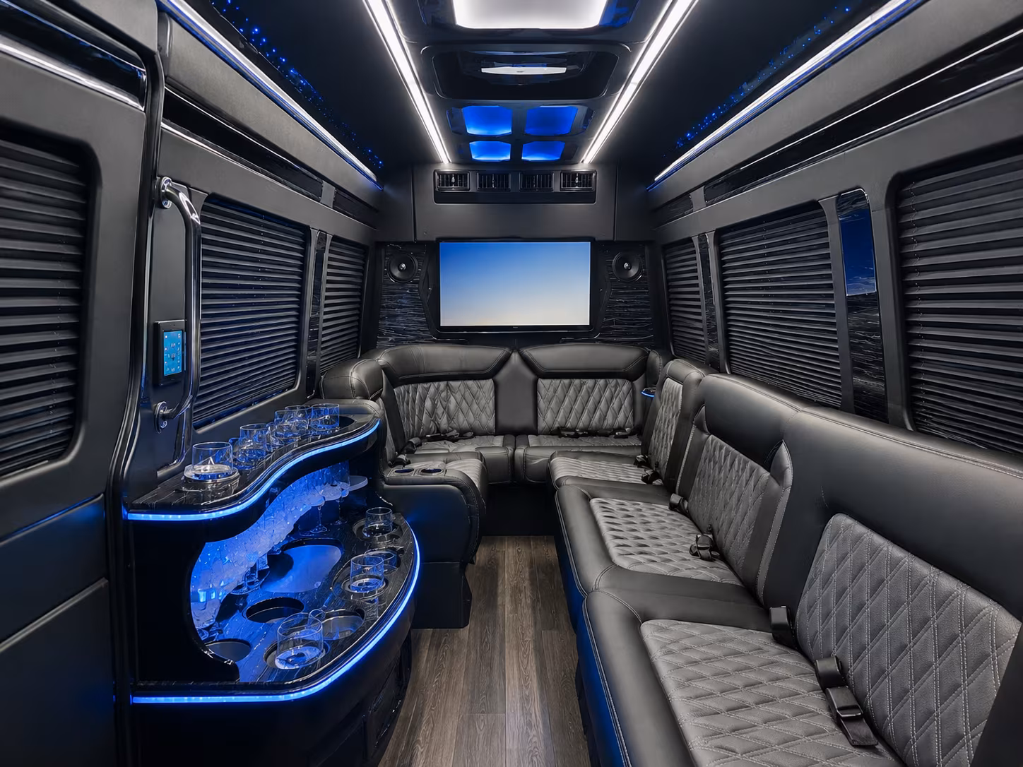 compare prom bus sizes that fit your group