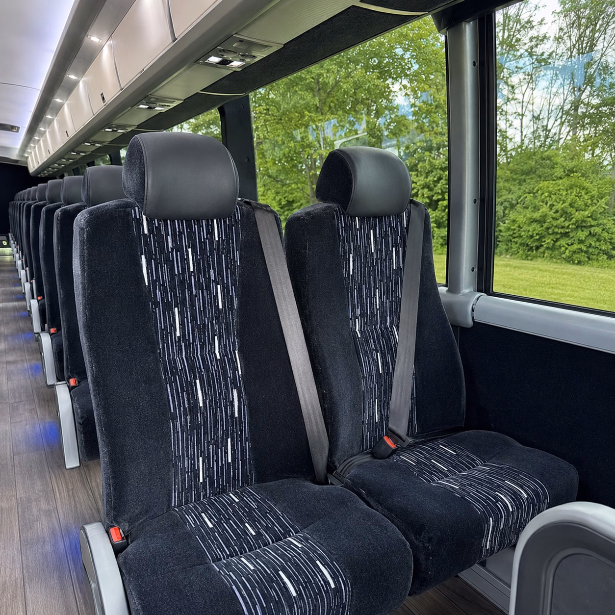 eagan charter bus rental interior
