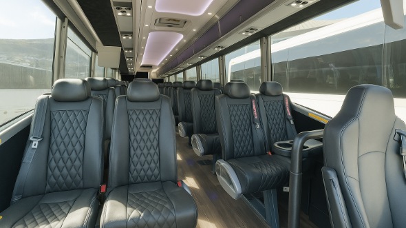 blaine 30 passenger minibus inside