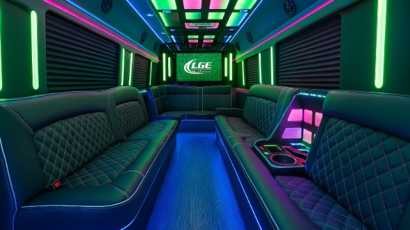 blaine party bus rental inside