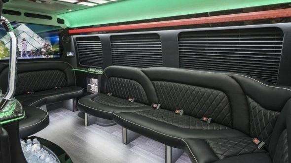 blaine sprinter limo rental inside
